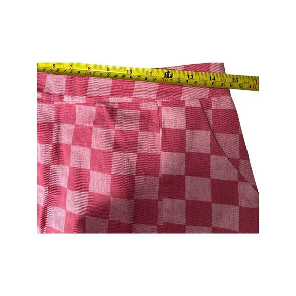 Le Lis Racing Heart Mini Skirt Size Medium - Picture 4 of 5